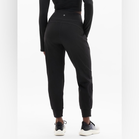 Athleta Rainier Mid-Rise Joggers in Black - Picture 3 of 9
